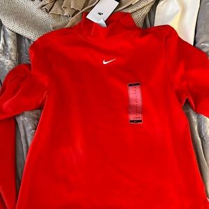 Red turtle neck